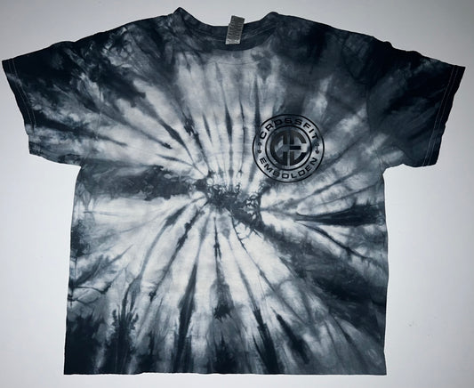 Black & white tie dye