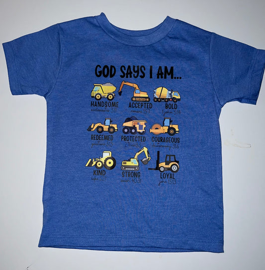 God says I am (construction)