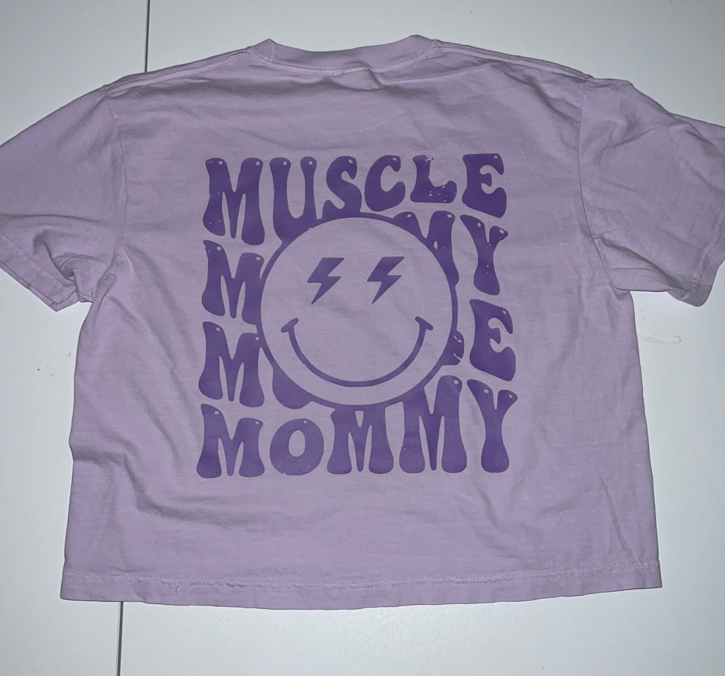 Lilac and dark purple Muscle Mommy