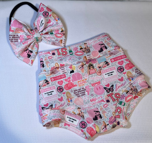 Taylor swift Bummies and bow on nylon