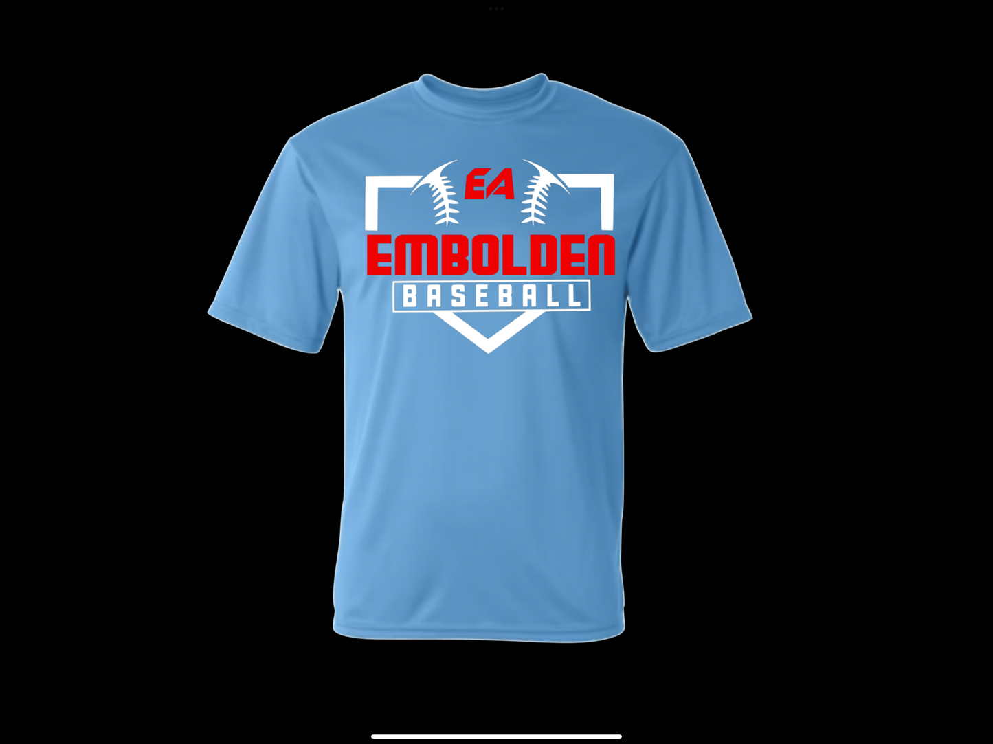 Emboldened Baseball on Comfort colors youth