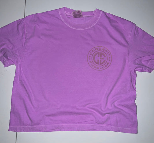Neon purple on purple