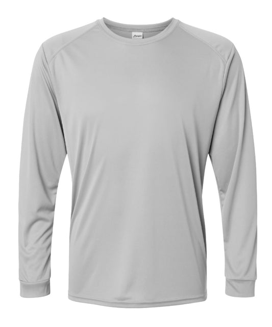 Long Islander performance, long sleeve tee-pargon 210