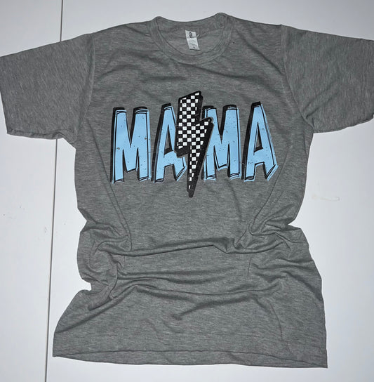 Mama lighting bolt(light blue)
