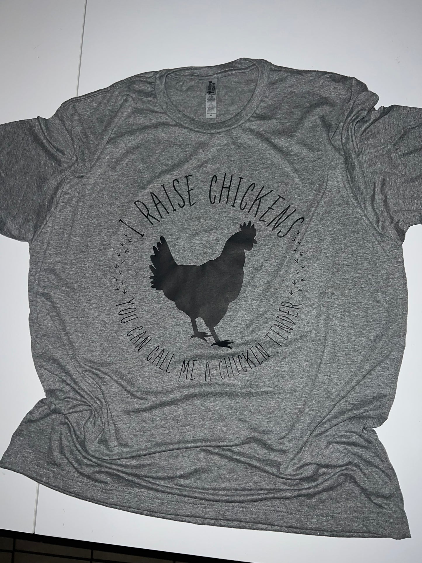 I raise chickens. You can call me a chicken tender.