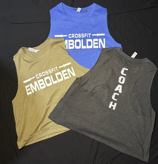 CrossFit Embolden Tank(white font)