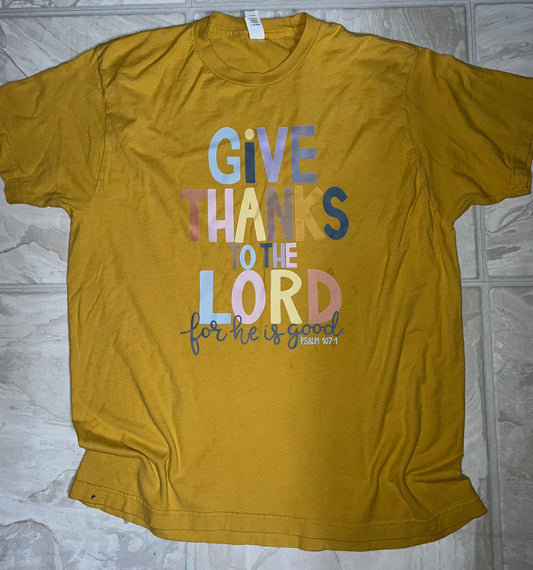 Give thanks to the Lord