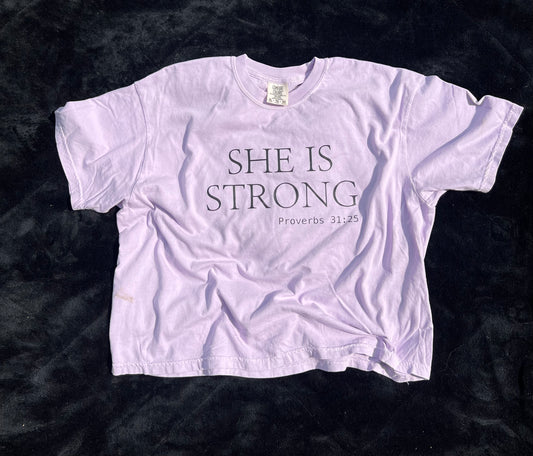 She is strong