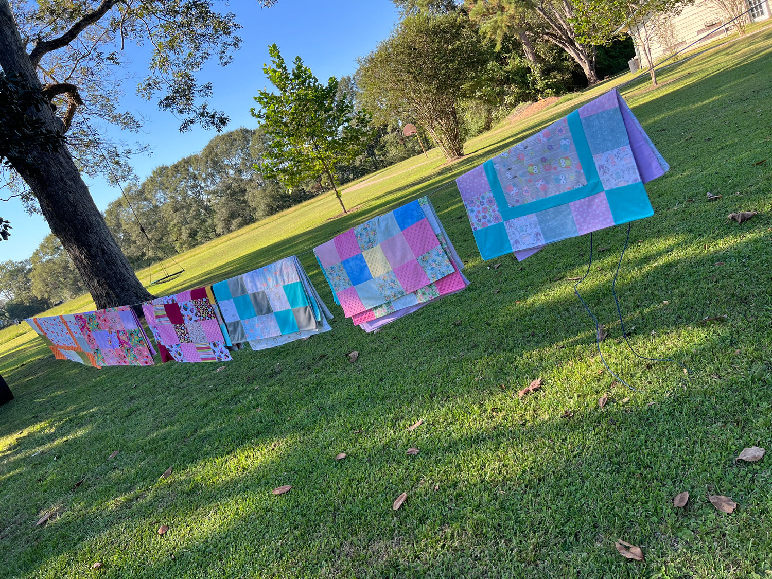 Hand made baby blankets