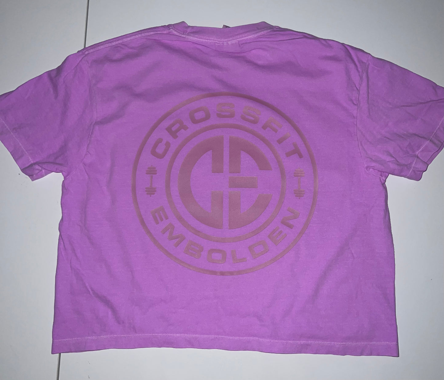 Neon purple on purple