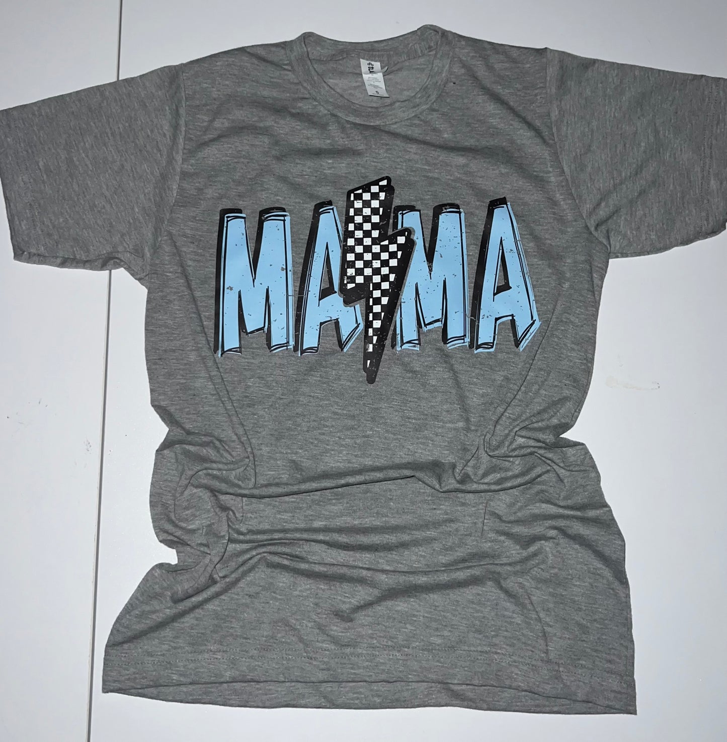 Mama lighting bolt(light blue)