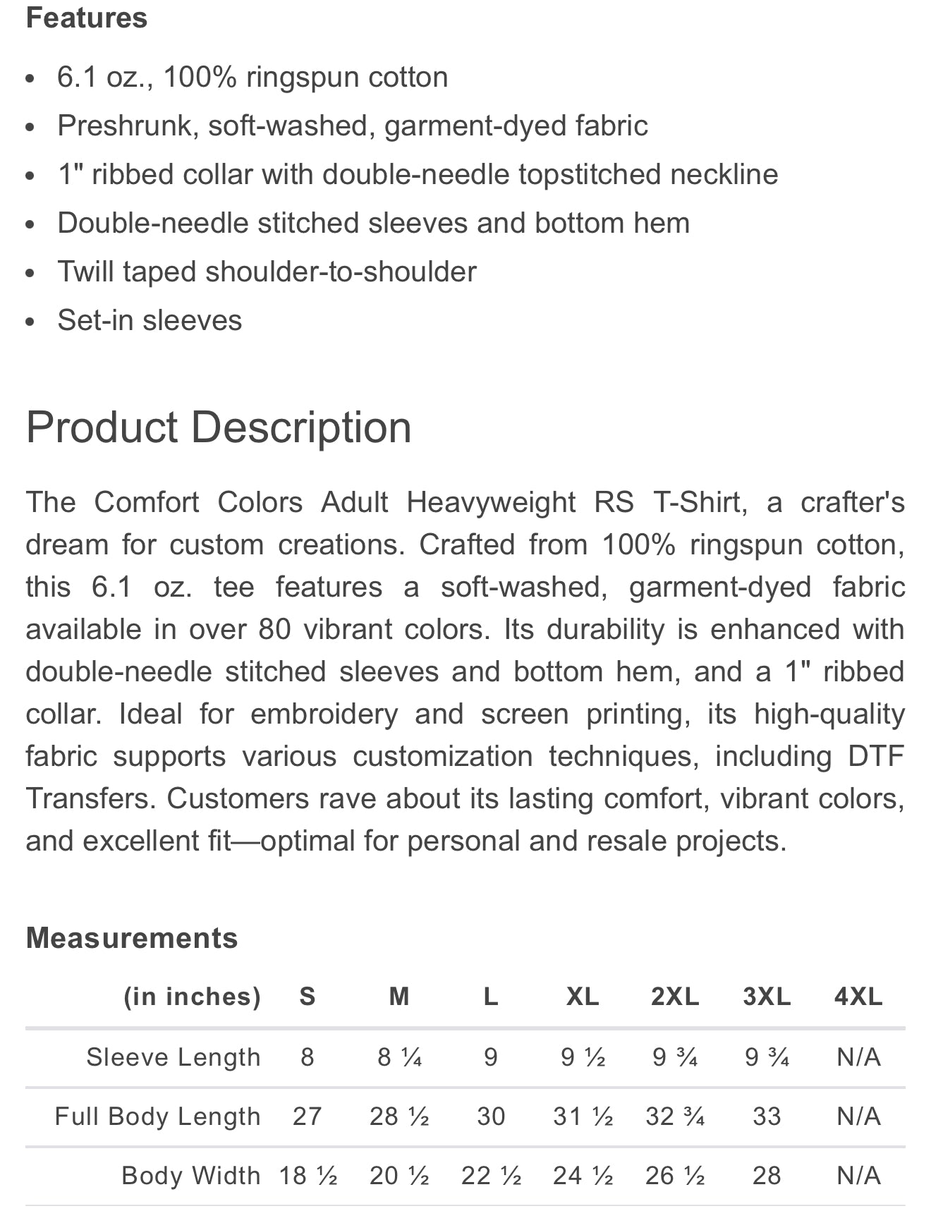 Adult Comfort Colors original EA designs