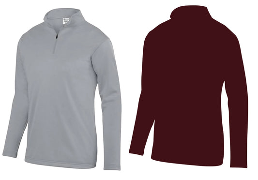 Augusta Sportswear 3/4 zip wicking fleece-5507