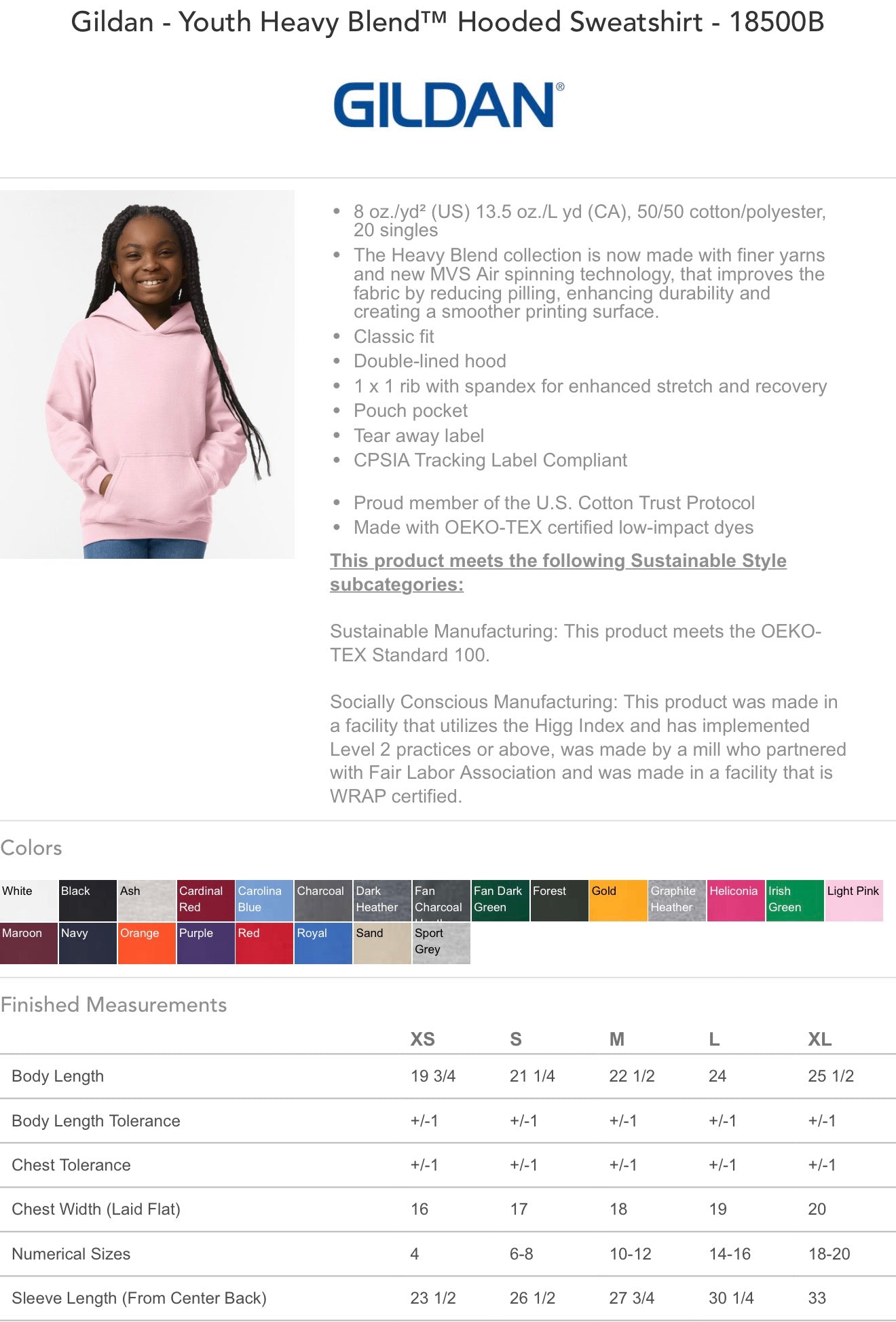 Cotton hoodies